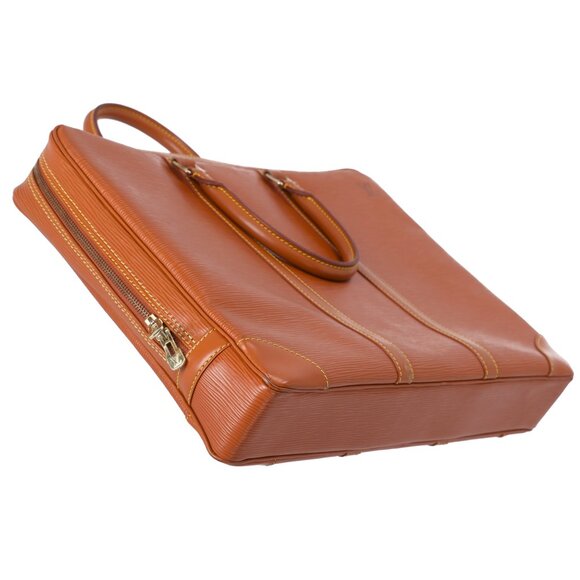 Louis Vuitton Porte Documents Voyage Business Bag M54473 Light Brown Epi - Picture 8 of 11